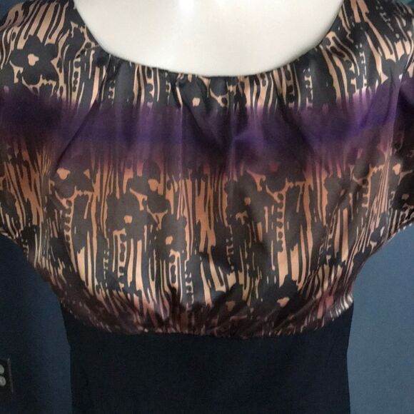 The Limited silky shaded blouson-style midi, sz 8 - Picture 2 of 6